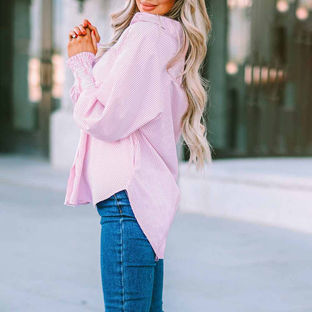 Elsie | Women’s Button Up Shirt with Balloon Sleeves