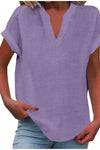 Lexi™ | Relaxed V-Neck Blouse