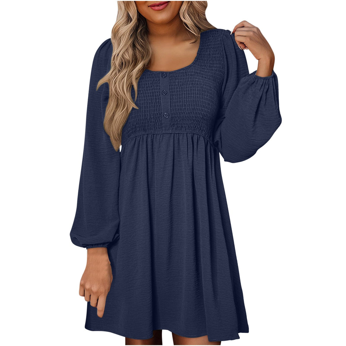 Penny | Women’s Penny Smocked Dress with Puff Sleeves