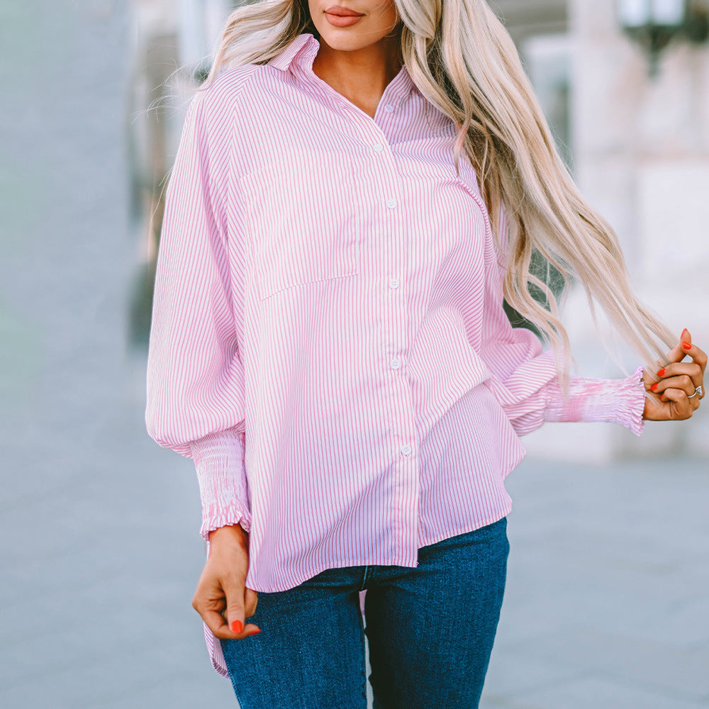 Elsie | Women’s Button Up Shirt with Balloon Sleeves