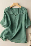 Kristi™ | Vintage Blouse with Button Detail