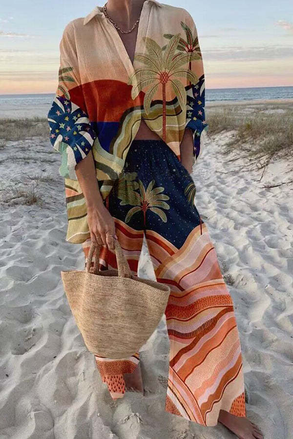 Lila | Women’s Printed Co Ord Set with Flow