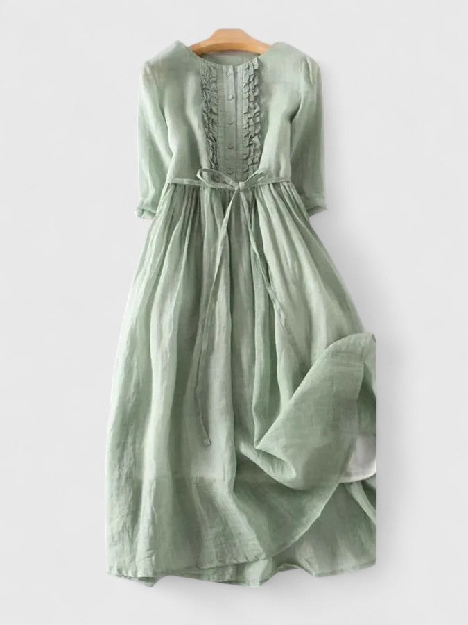 Karynthe | Women’s Elegant Dress with Belted Waist