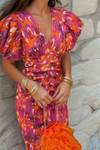Carole | Vibrant Fiesta Dress with Spectacular Details