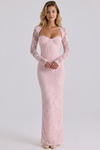 Isabelle Crawford | Lace Maxi Dress with Long Sleeves For Women