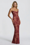 Valentina Rossi | Lace Corset Maxi Dress For Women