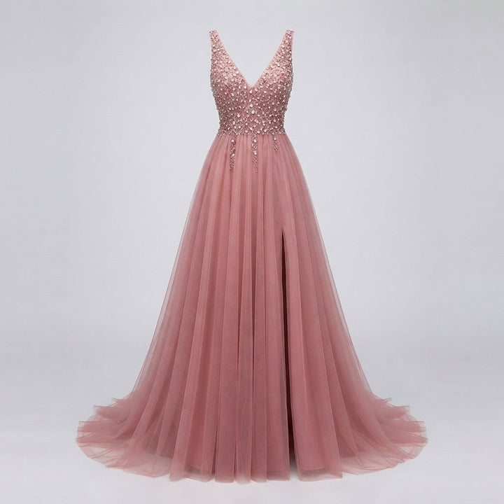 Phoebe Kelly | Formal Maxi Dress With Beaded Bodice For Women