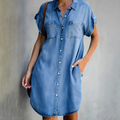 SIerra | Women’s Tummy-Smoothing Dress with Draped Layers