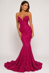 Ruby Stanton | Sequin Mermaid Maxi Evening Dress For Women