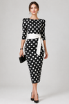 Ruby Turner | Polka Dot Midi Dress For Women
