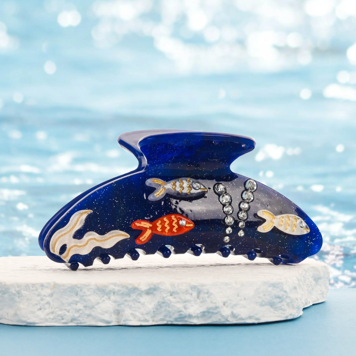 Marlee | Women’s Beach Starfish Hair Claw with Accents