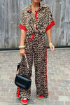 Maria™ | Fluid Leopard Print Wide Ensemble