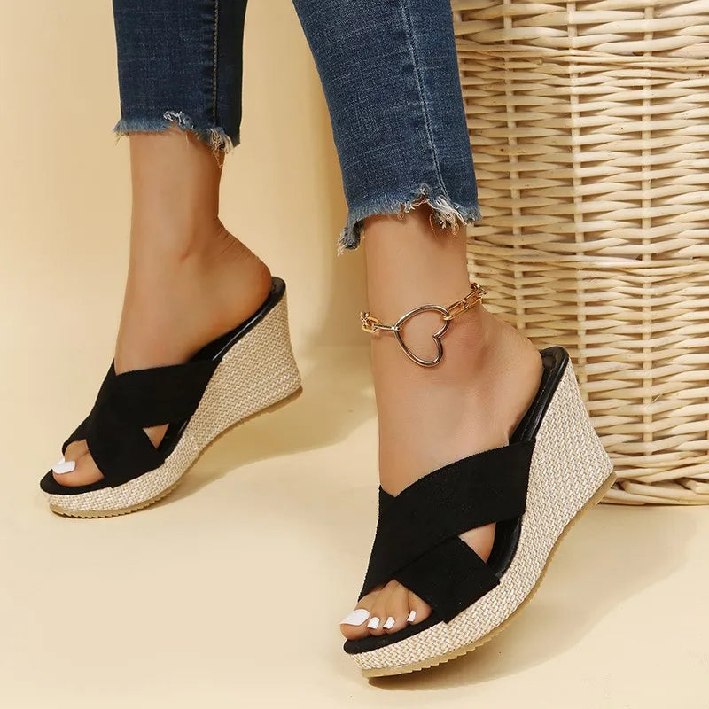Jewel | Women’s Chic Wedge Sandals with Cushioned Insole