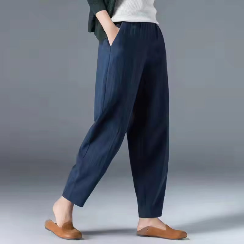 Desiree | Women’s Lightweight Trousers with Draped Silhouette