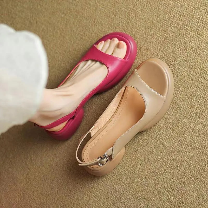 Ava | Women’s Platform Sandals with Soft Cushioned Insole