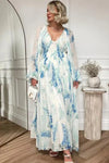 Nora™ | Blue Ocean Maxi Dress