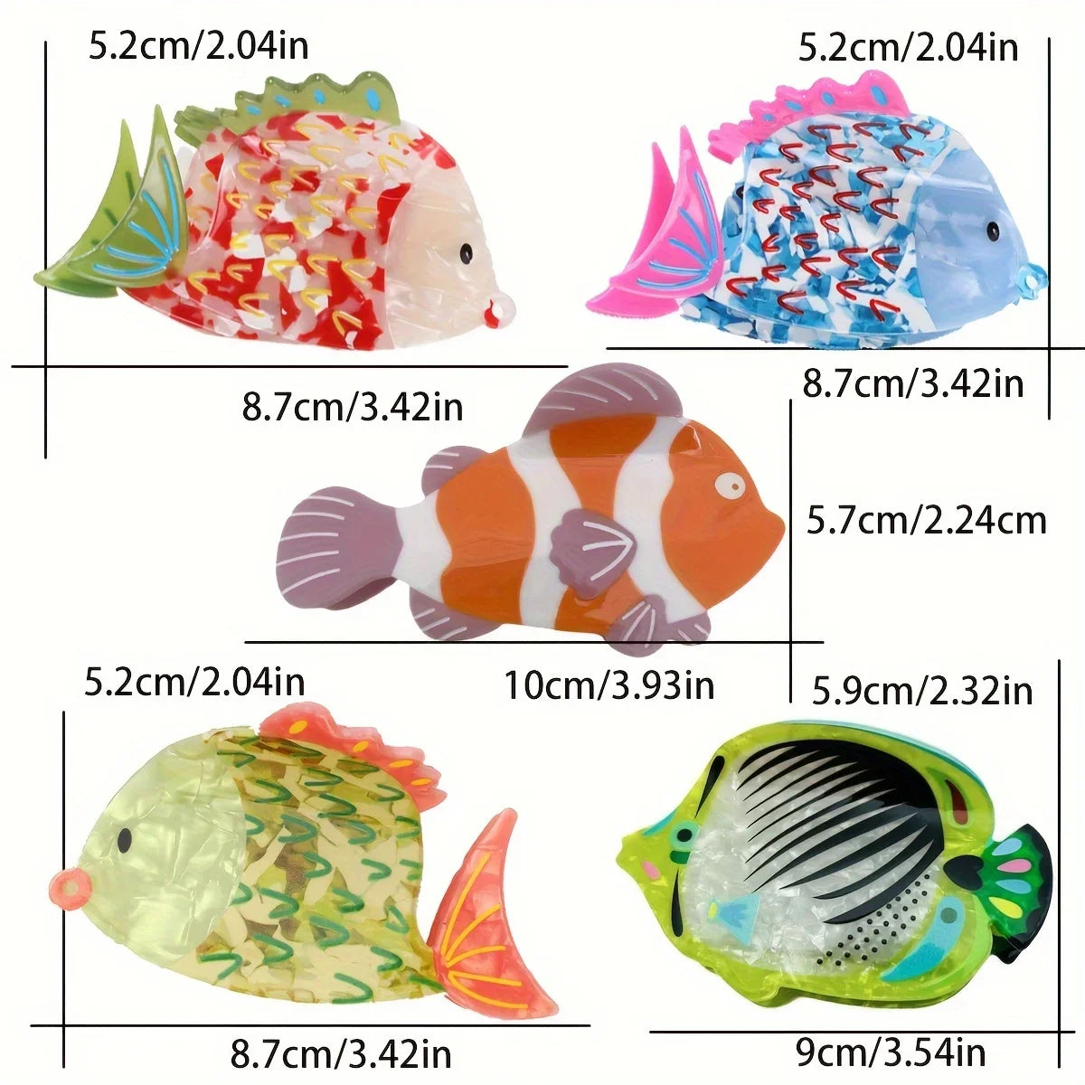 Angel | Women’s Elegant Shark Clip with Grip