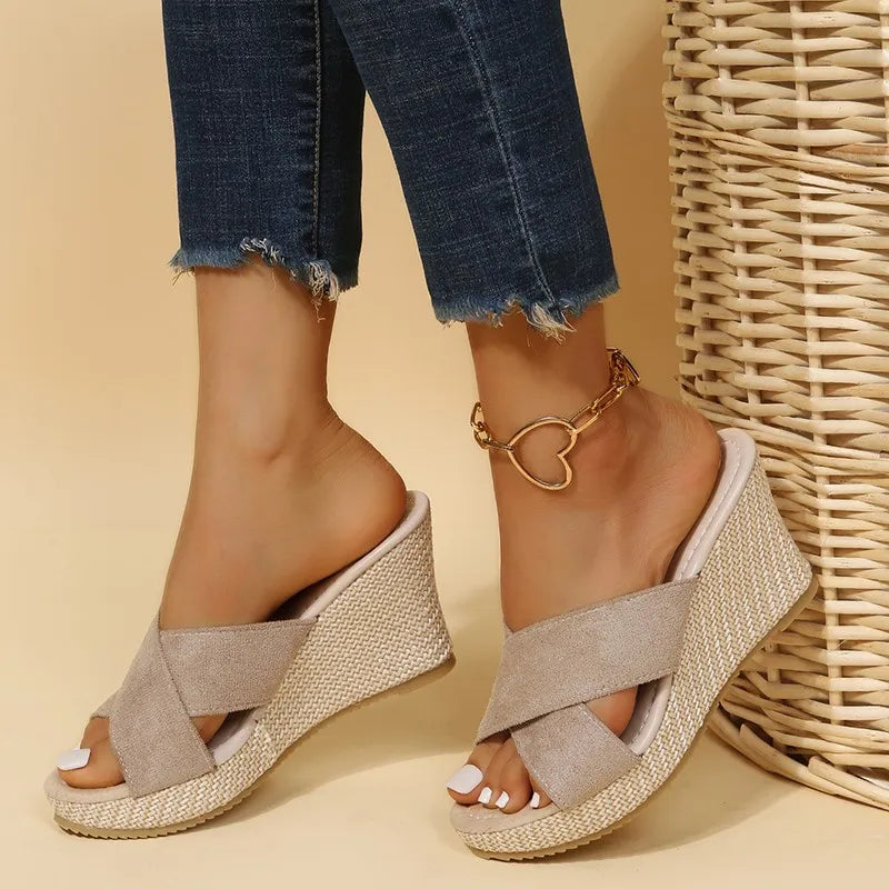 Jewel | Women’s Chic Wedge Sandals with Cushioned Insole