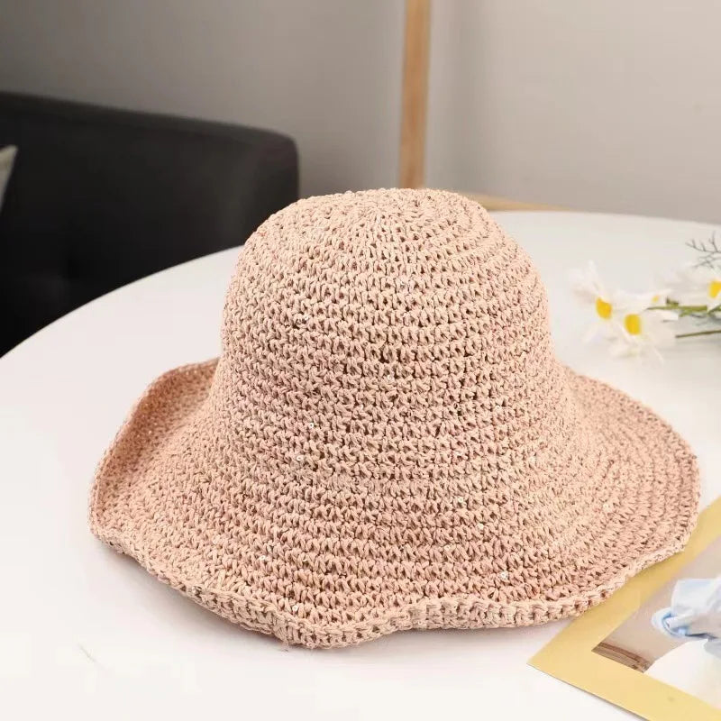 Sofia |  Women’s Straw Beach Hat with Wide Brim
