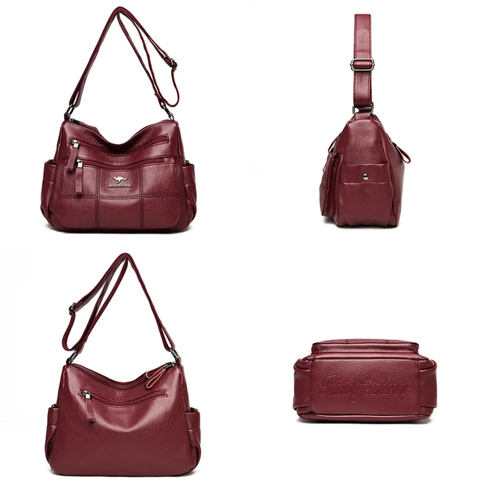 Victoria | Women’s Crossbody Bag with Front Zip Pockets