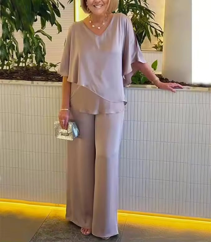 Clarissa | Women’s Elegant Two-Piece Set with Flair