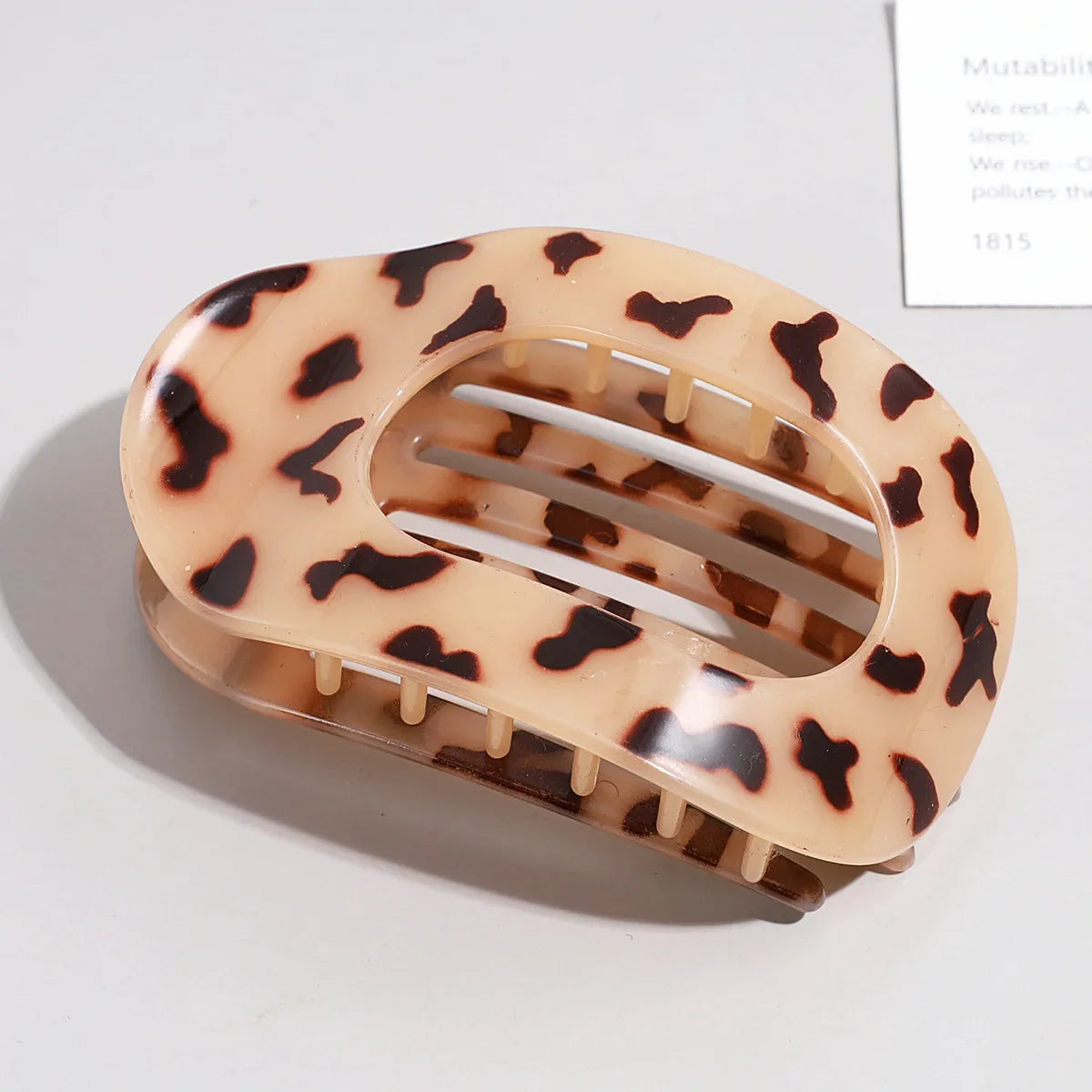 Brenda | Women’s Oval Hair Clip with Matte Finish