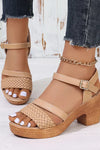 Shira™ | Woven Platform Sandals