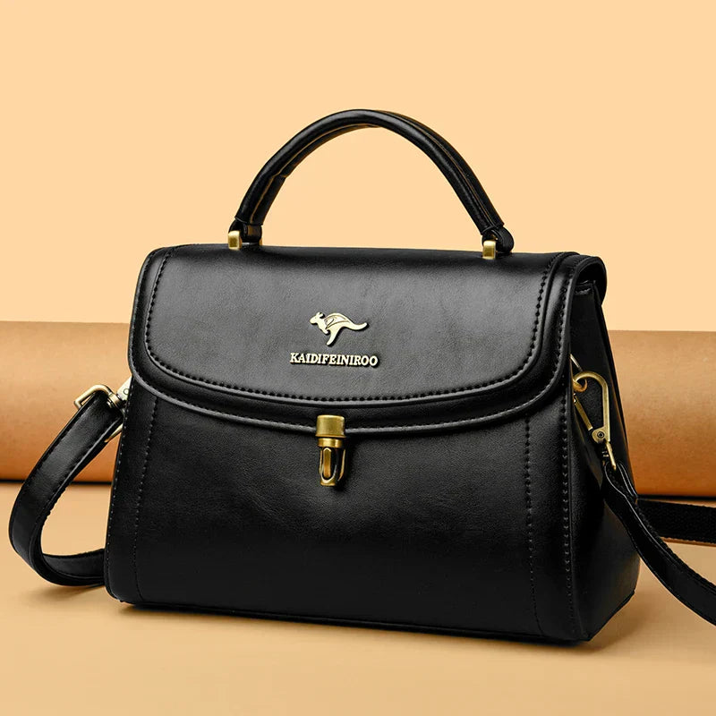Marvella | Women’s Designer Shoulder Bag with Gold Hardware