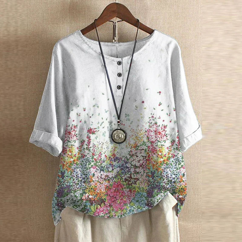 Anya | Women’s Retro-Inspired Blouse with Elegant Detailing