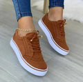 Billie | Women’s Billie Flatform Sneakers with Brogue Detail