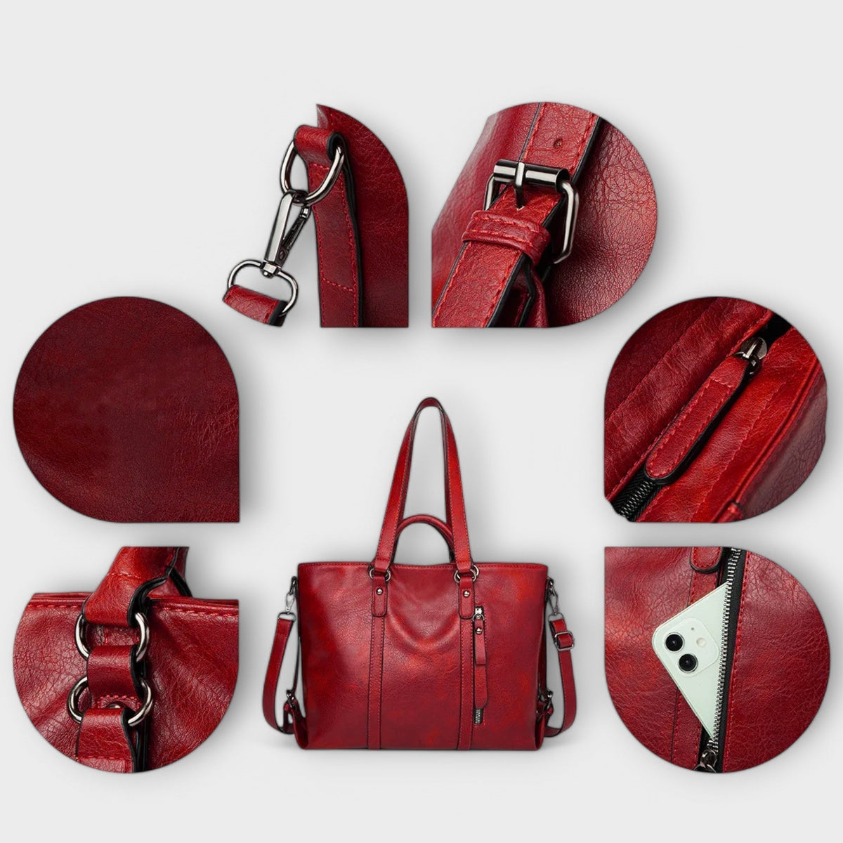 Sigrane | Women’s Structured Handbag with Interior Organisation
