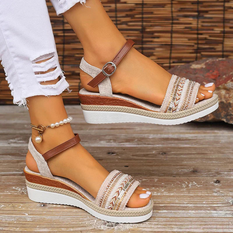 Dacie | Women’s Casual Summer Sandals with Cushioned Sole