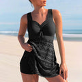 Grace | Women’s Printed Tankini with Attached Shorts