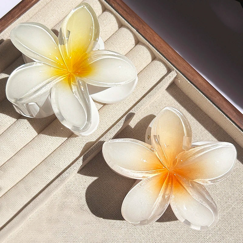 Nara | Women’s Hawaiian Gradient Flower Clip with Grip