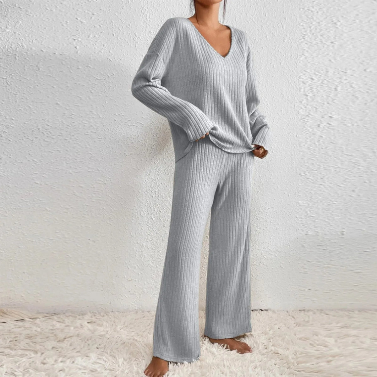 CozySet | Women’s Knitted 2-Piece Set with Soft Warmth