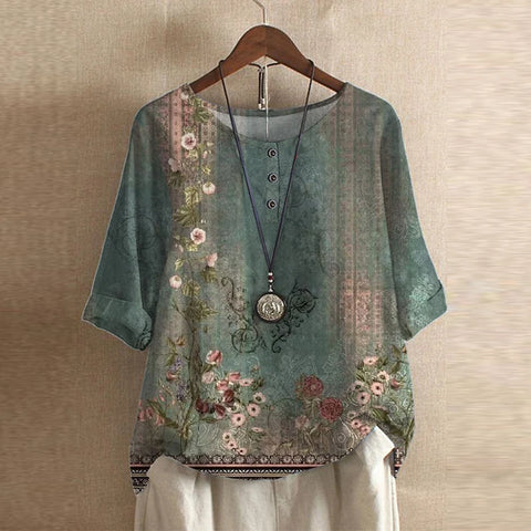 Anya | Women’s Retro-Inspired Blouse with Elegant Detailing