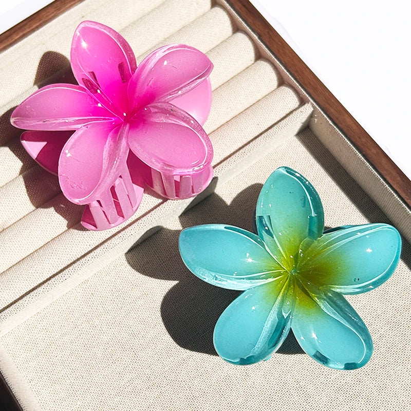 Nara | Women’s Hawaiian Gradient Flower Clip with Grip