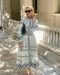 Mirabel | Women’s Elegant Retro A-Line Dress with Print