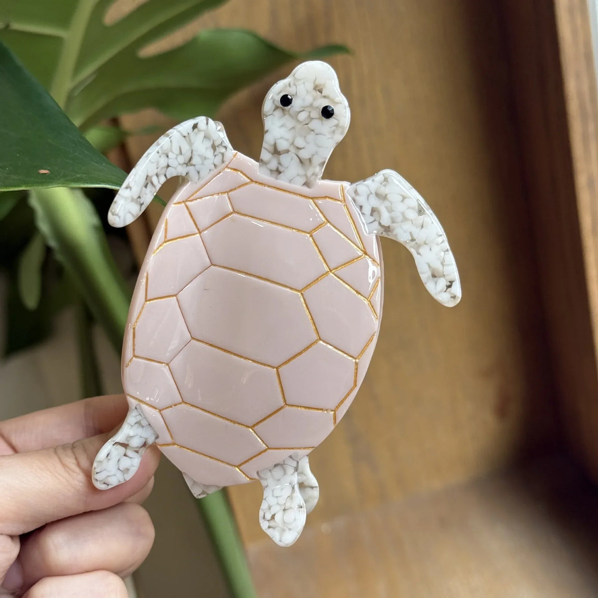 Alira | Women’s Mermaid Tortoise Hair Clip with Grip