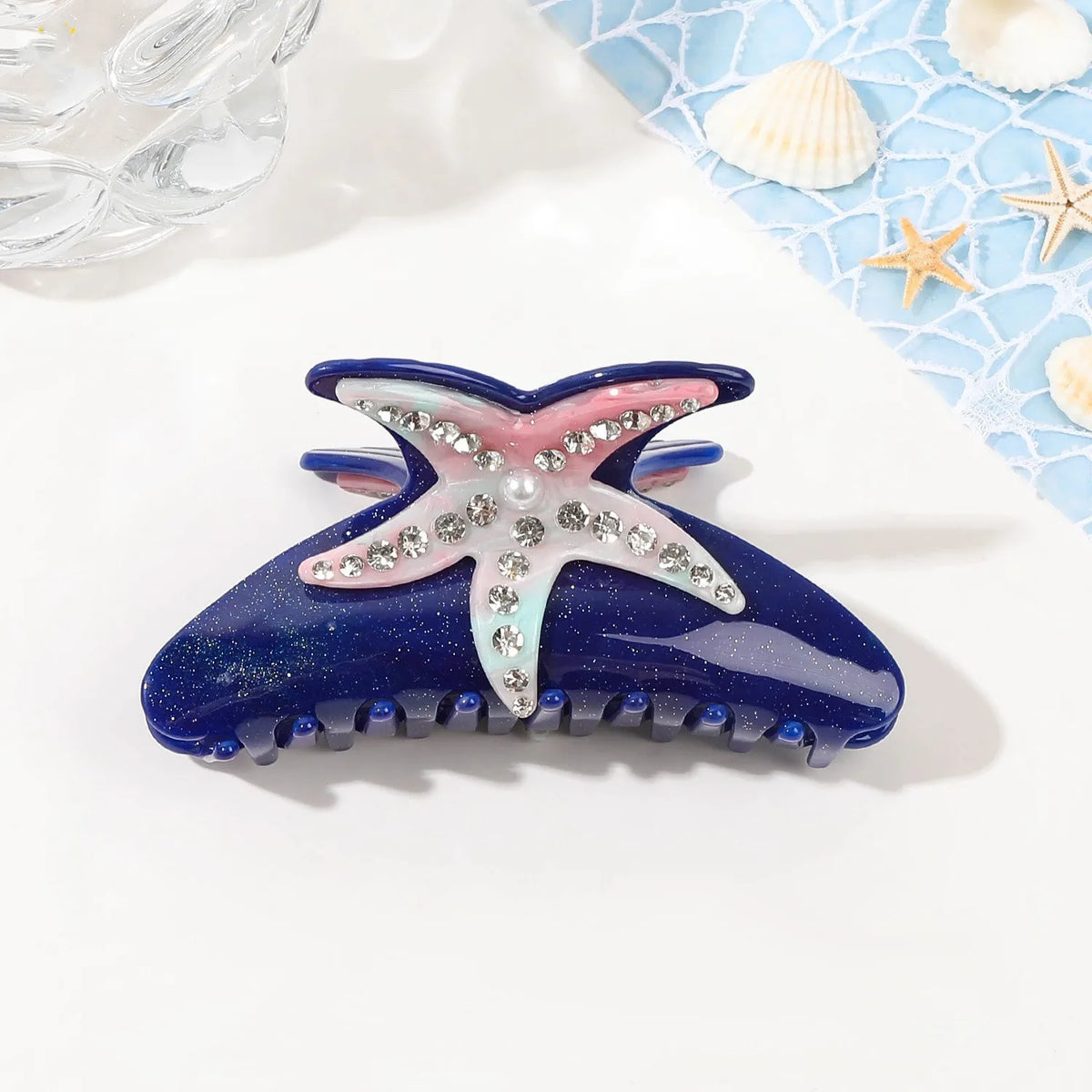 Marlee | Women’s Beach Starfish Hair Claw with Accents