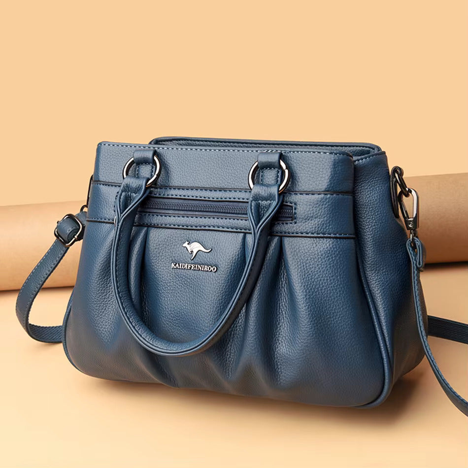 Millie | Women’s Pleated Handbag with Zip Pocket