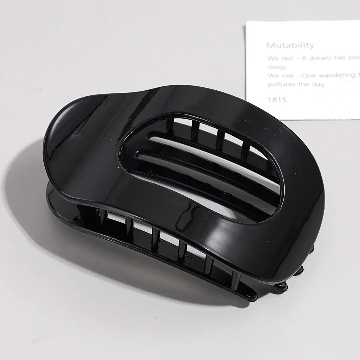 Brenda | Women’s Oval Hair Clip with Matte Finish