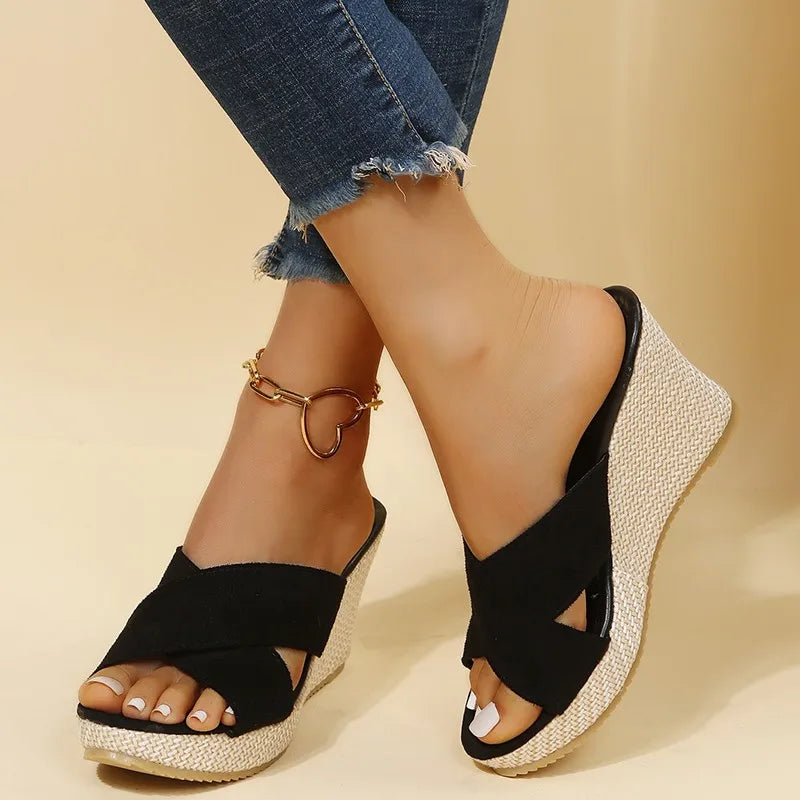 Jewel | Women’s Chic Wedge Sandals with Cushioned Insole