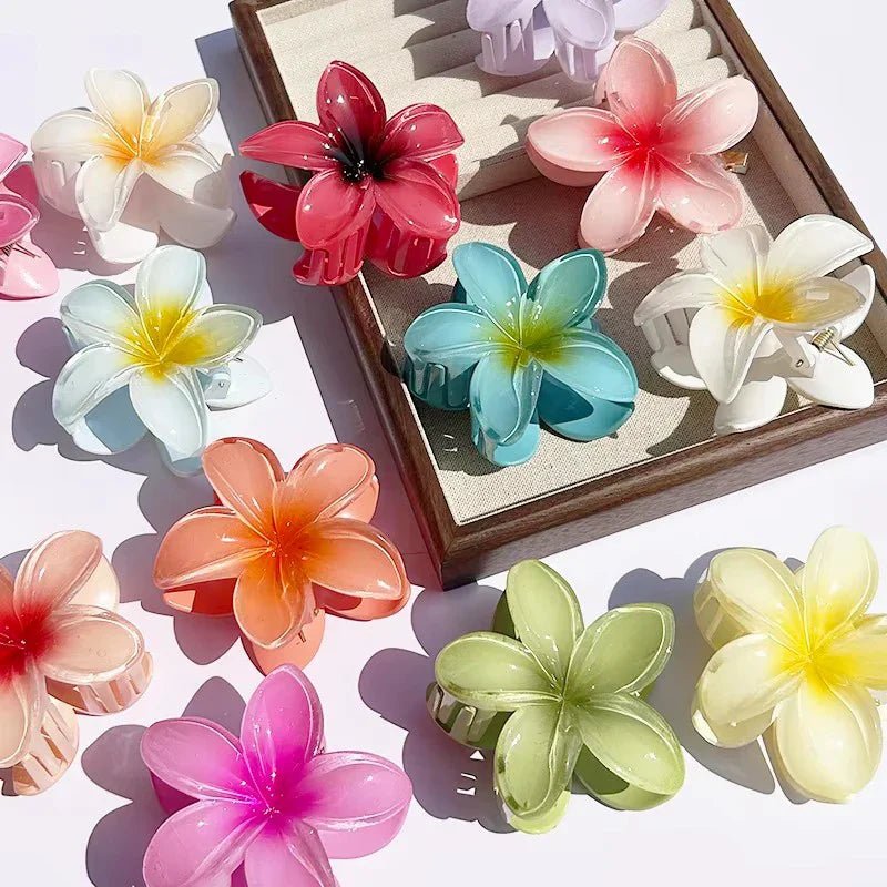 Nara | Women’s Hawaiian Gradient Flower Clip with Grip