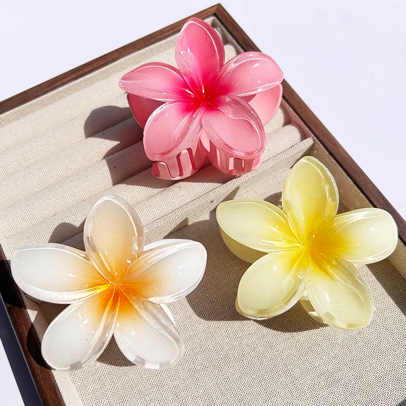 Nara | Women’s Hawaiian Gradient Flower Clip with Grip