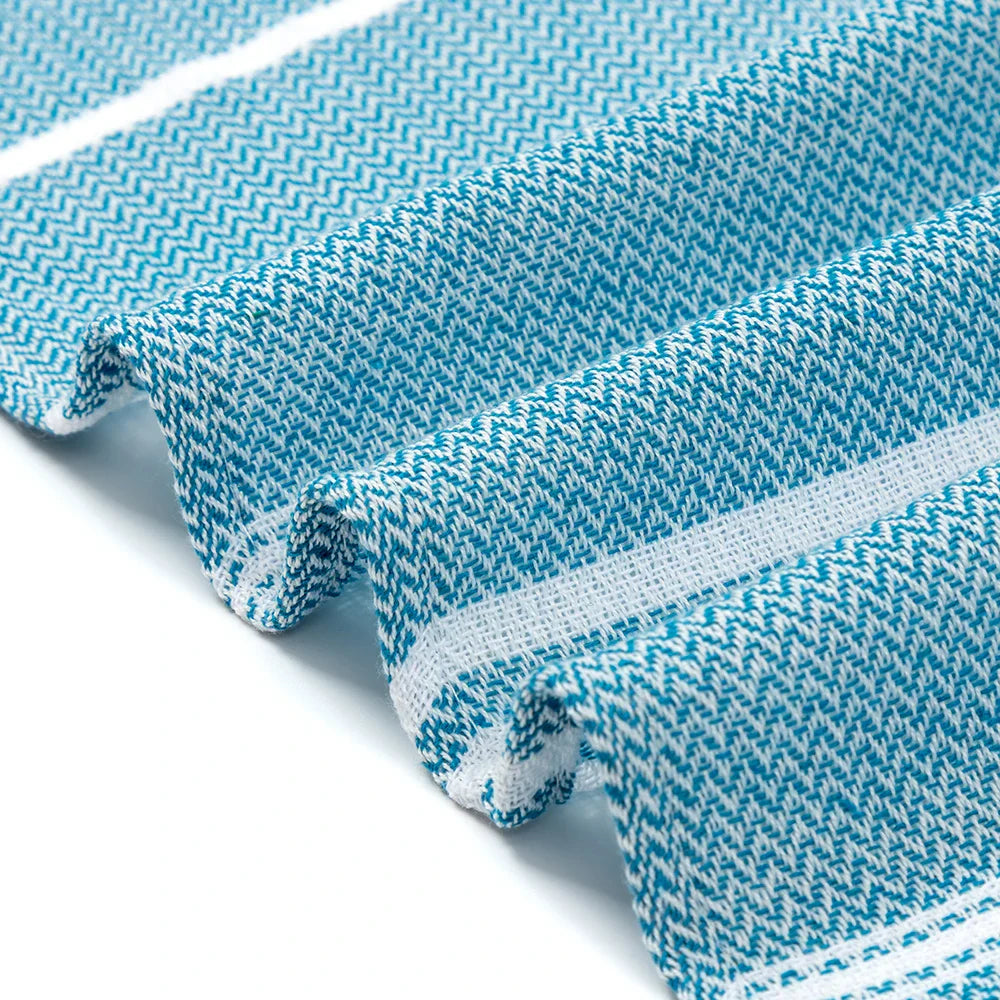 Joanna | Women’s Striped Tassel Bath Towels with Fringe
