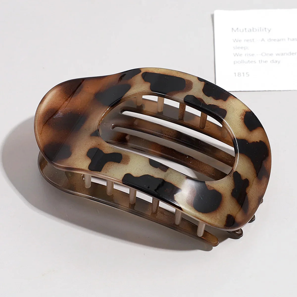 Brenda | Women’s Oval Hair Clip with Matte Finish