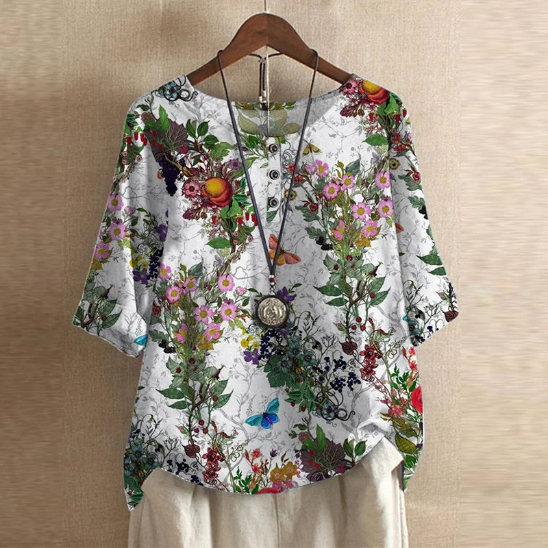 Anya | Women’s Retro-Inspired Blouse with Elegant Detailing