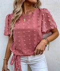 Rita | Women’s Floral Blouse with 3D Floral Details