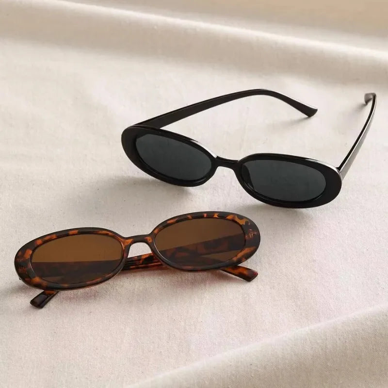 Marina | Women’s Vintage Oval Sunglasses with UV Protection